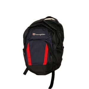 Champion Daily Black Logo Backpack